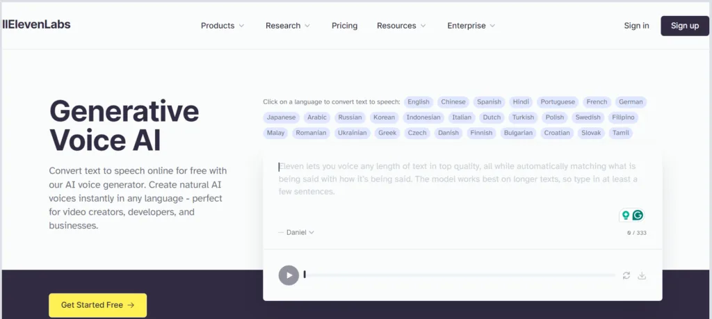 ElevenLabs.