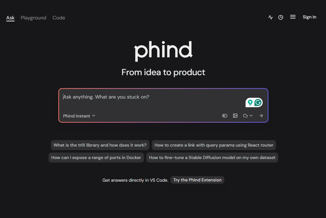 Phind.