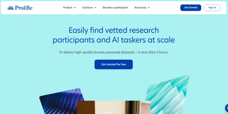 Prolific AI.