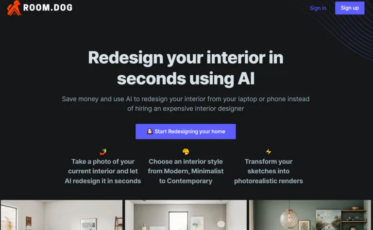 Room Dog AI.