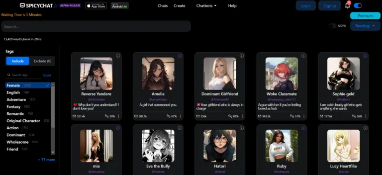 SpicyChat AI.