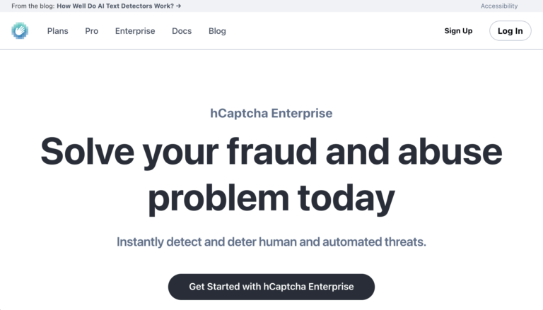 hCaptcha AI.