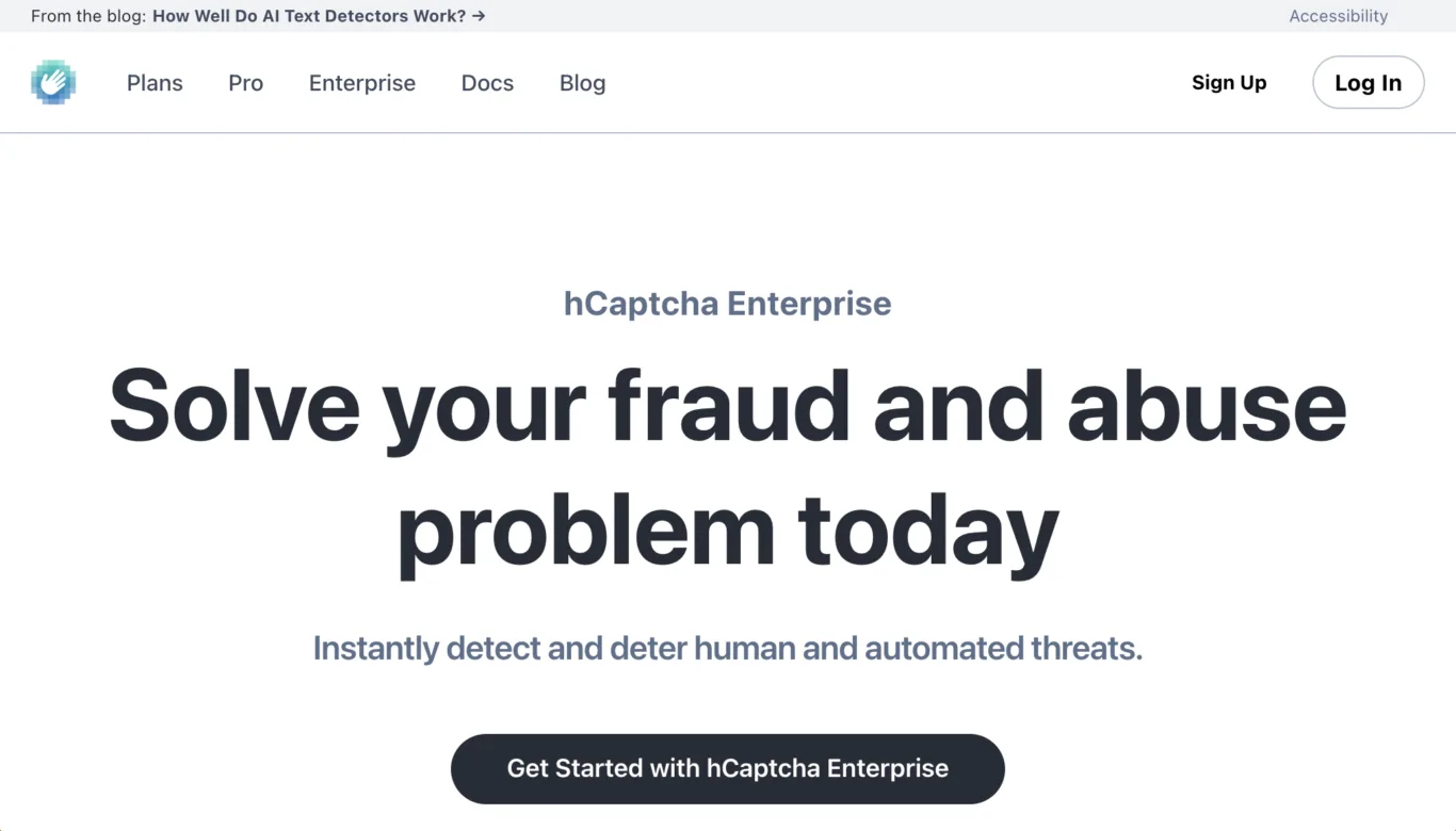 hCaptcha AI.