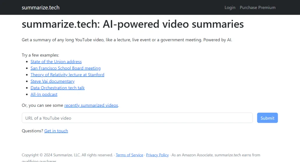 Summarizer Tech AI.