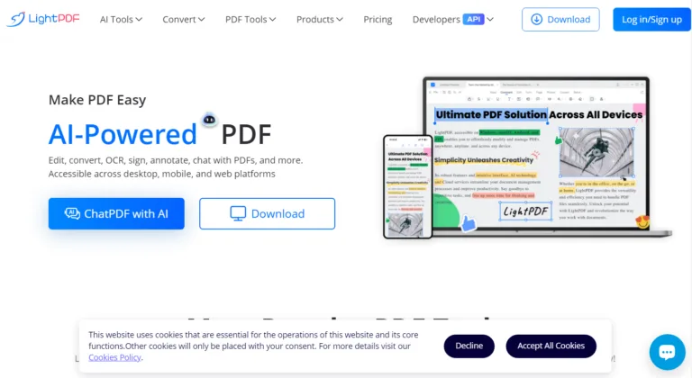 LightPDF AI.