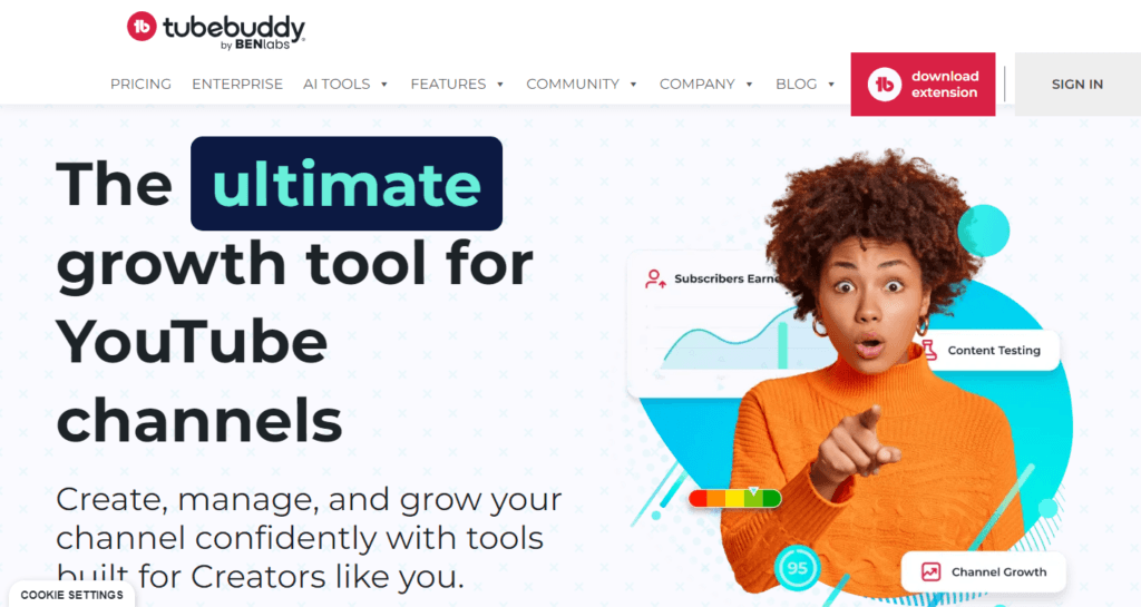 Tubebuddy AI.