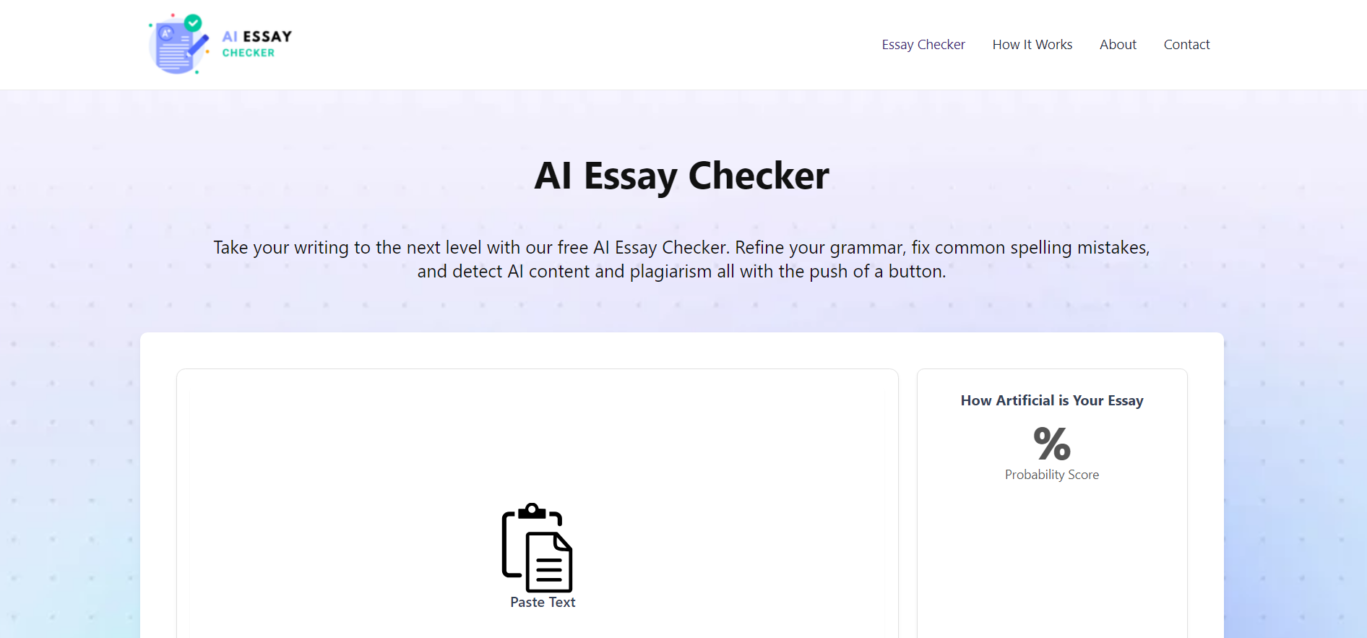 Essay Checker AI.