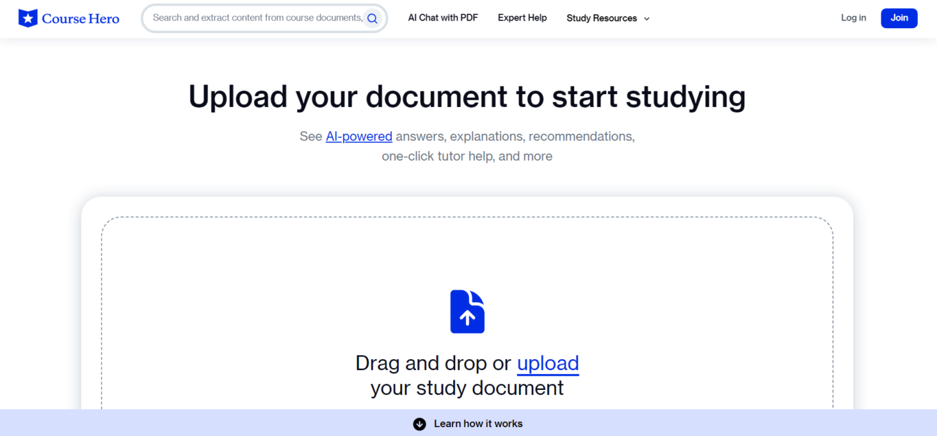 Course Hero AI.