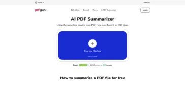 AI PDF Summarizer by PDF Guru.