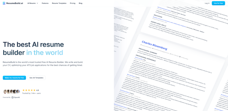 ResumeBuild AI.