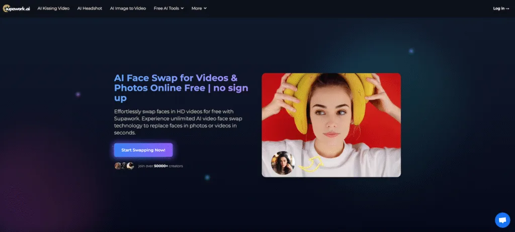 AI Face swap by Supawork.