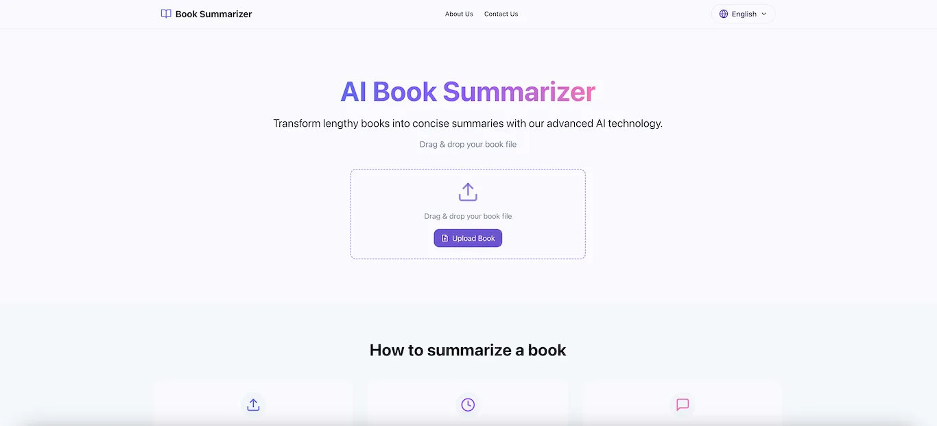 AI Book Summarizer