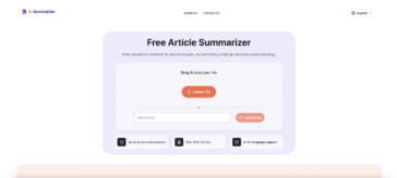 Free AI Article Summarizer.