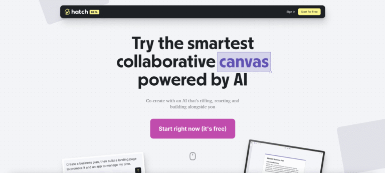 Hatch Canvas AI.