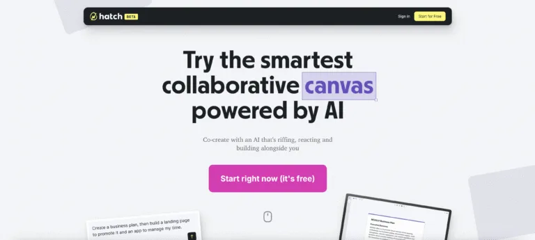 Hatch Canvas AI.