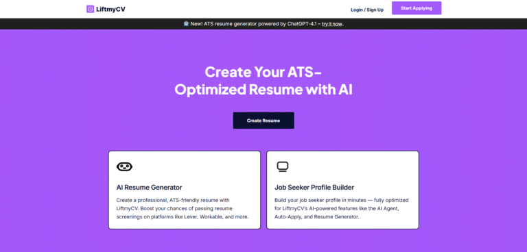 LiftmyCV AI.