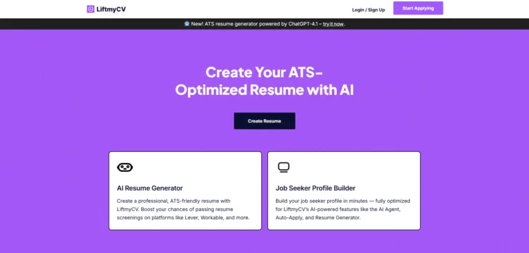 LiftmyCV AI.