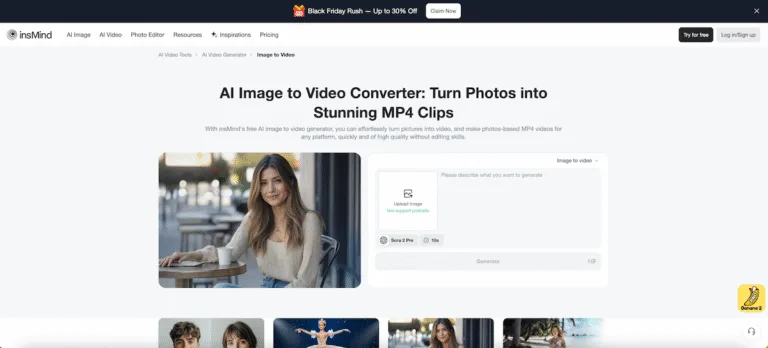 Insmind Image to Video.