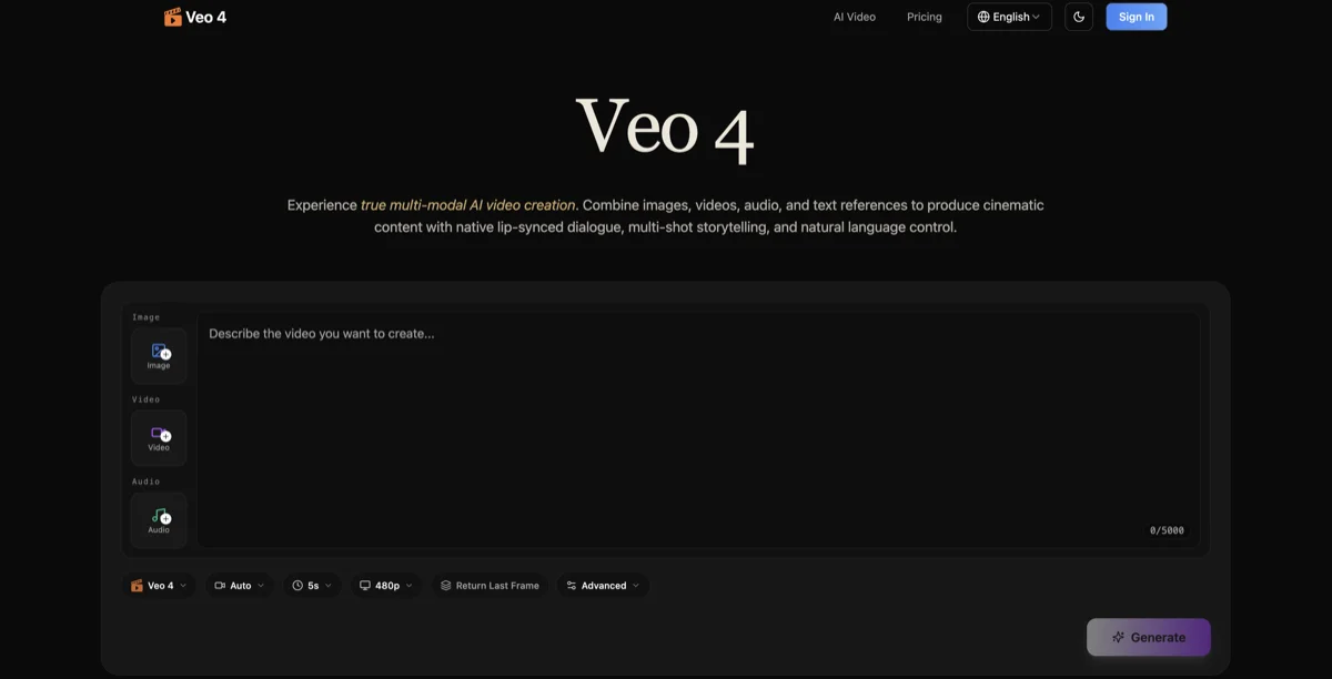 Veo 4 AI.