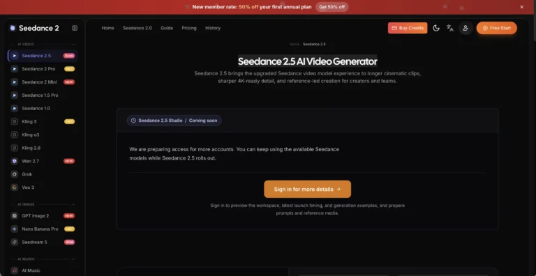Seedance 2.5 AI Video Generator