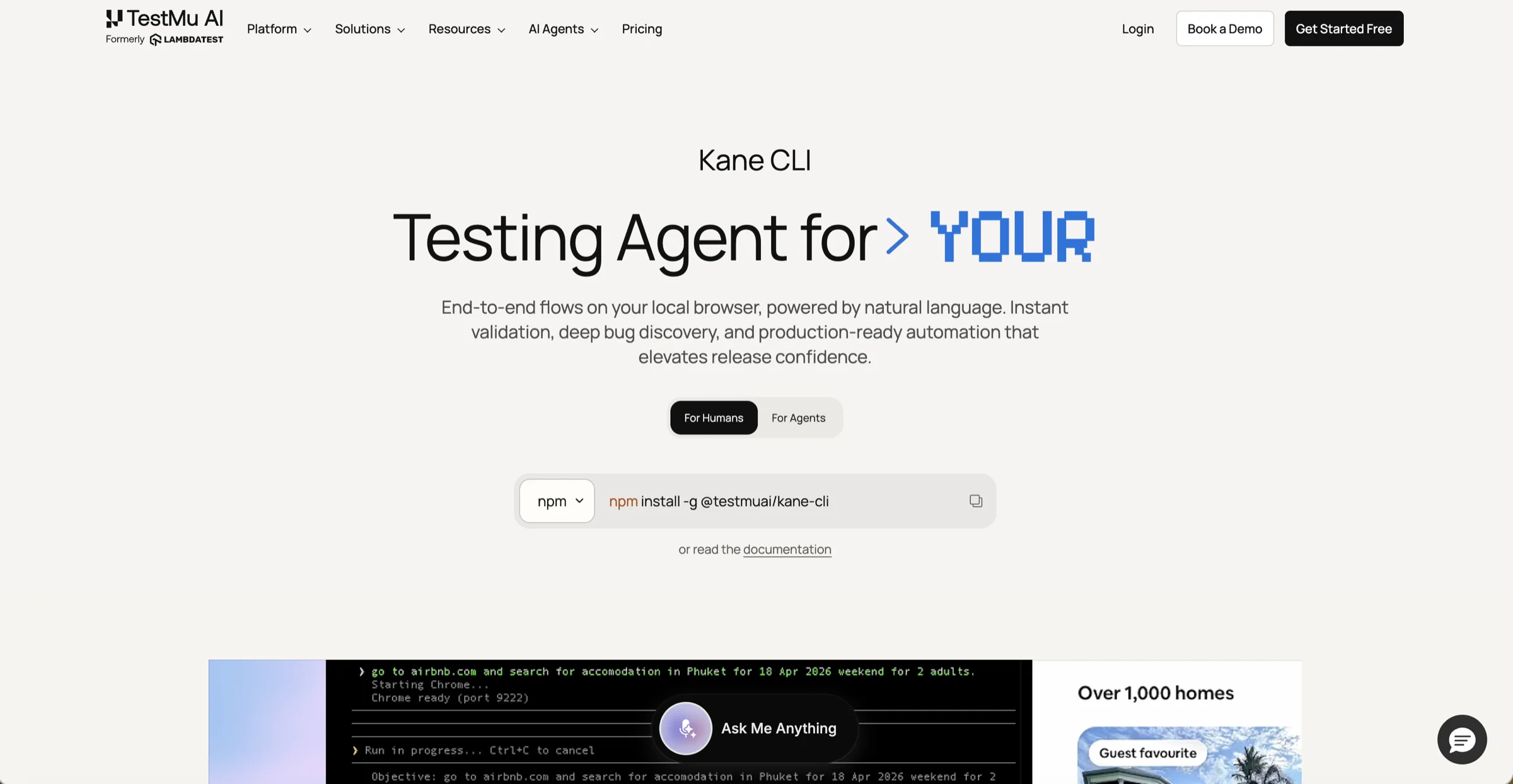Kane CLI