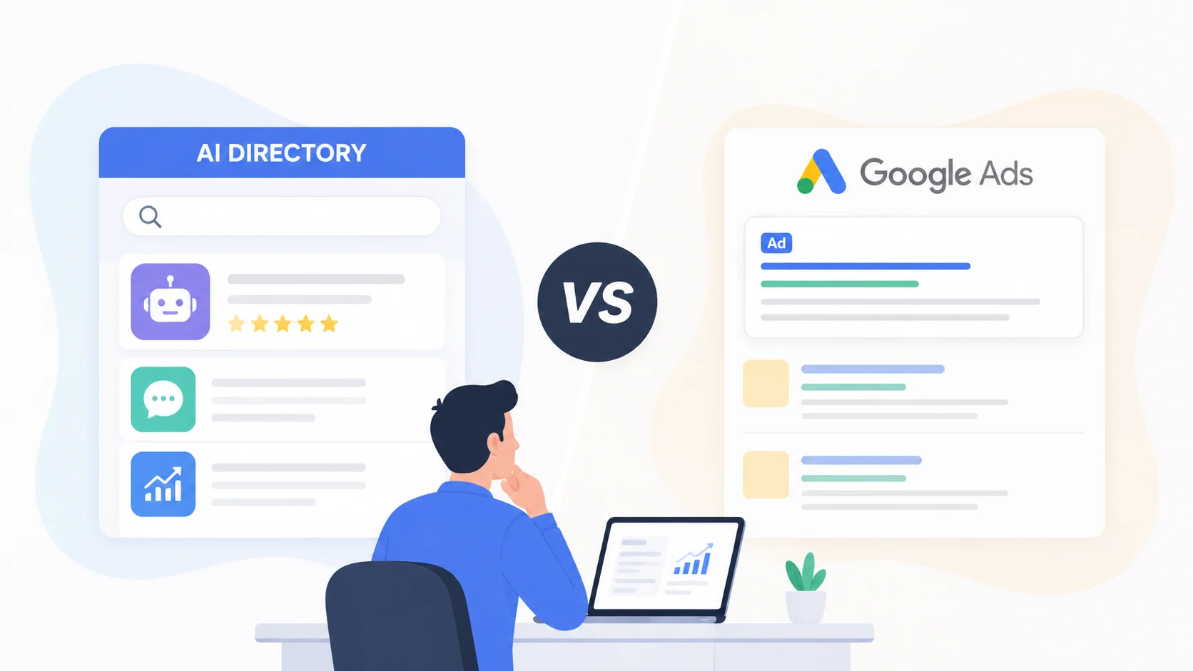 AI Directory vs Google Ads for SaaS Founders