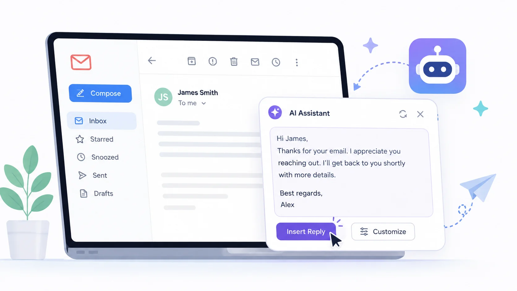 How to Draft Replies to Emails Quickly With AI