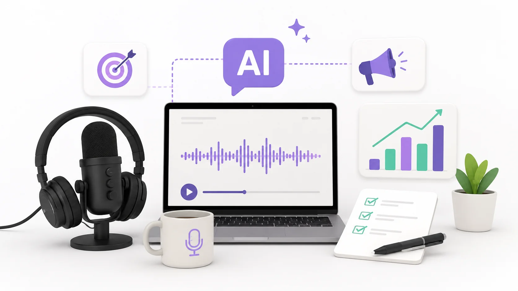 How to Use AI for Podcast Marketing Strategy