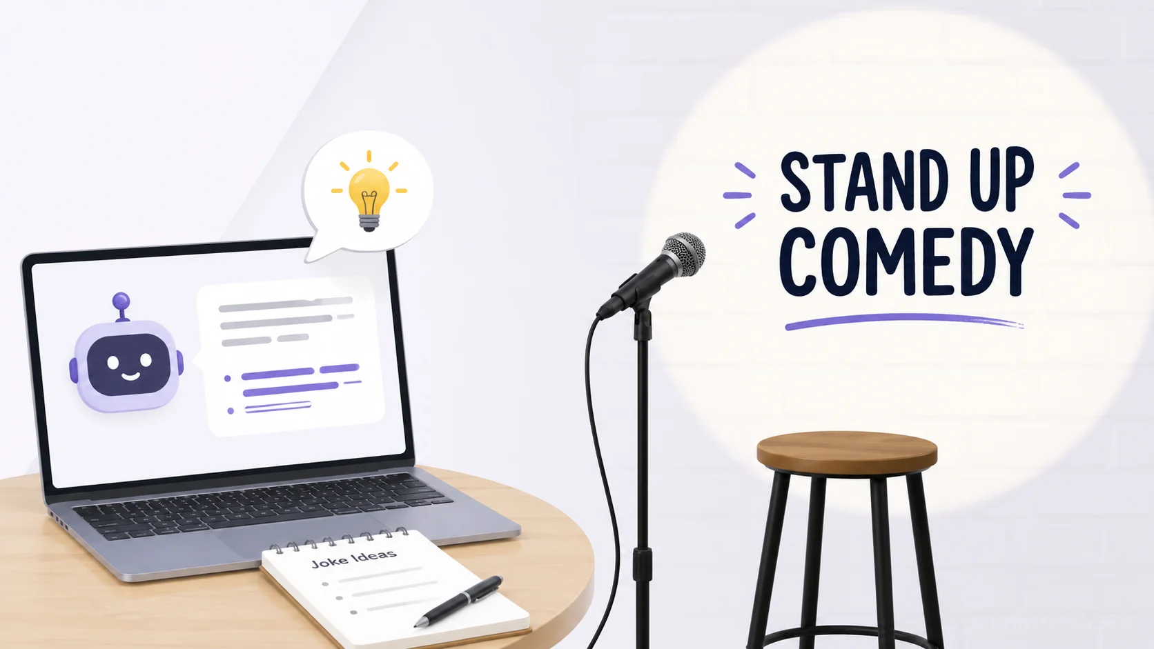 How to Write Stand Up Comedy Using AI