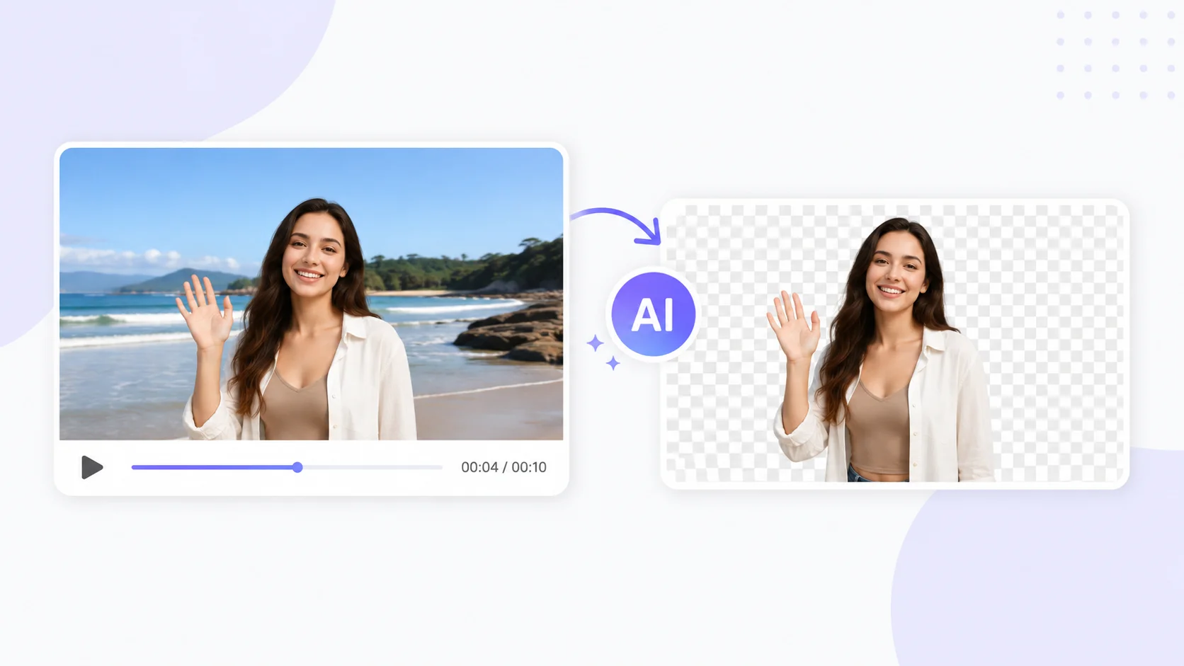 How to Remove Video Background With AI