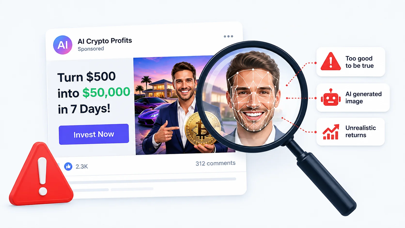 How to Spot AI Generated Crypto Investment Ads