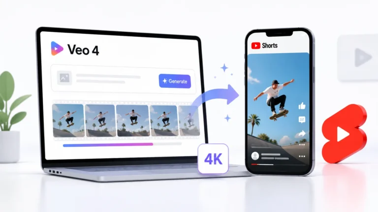 How to use Veo 4 for YouTube Shorts
