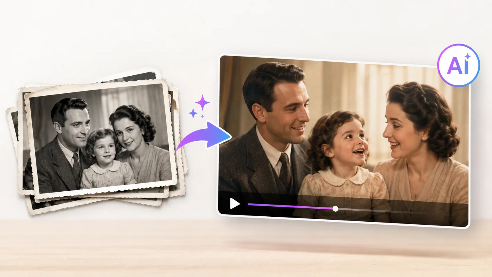How to Animate Old Family Photos With AI