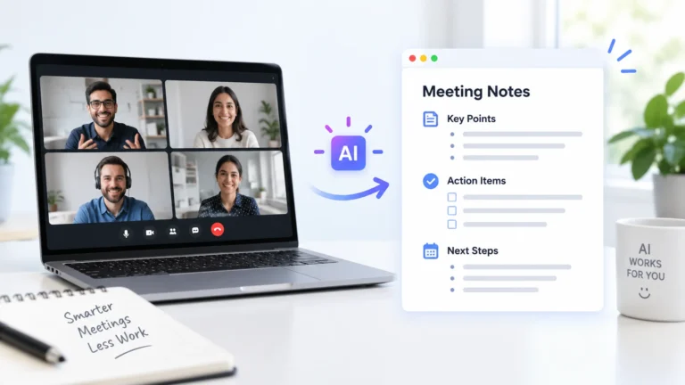 How to Take Meeting Notes Automatically With AI