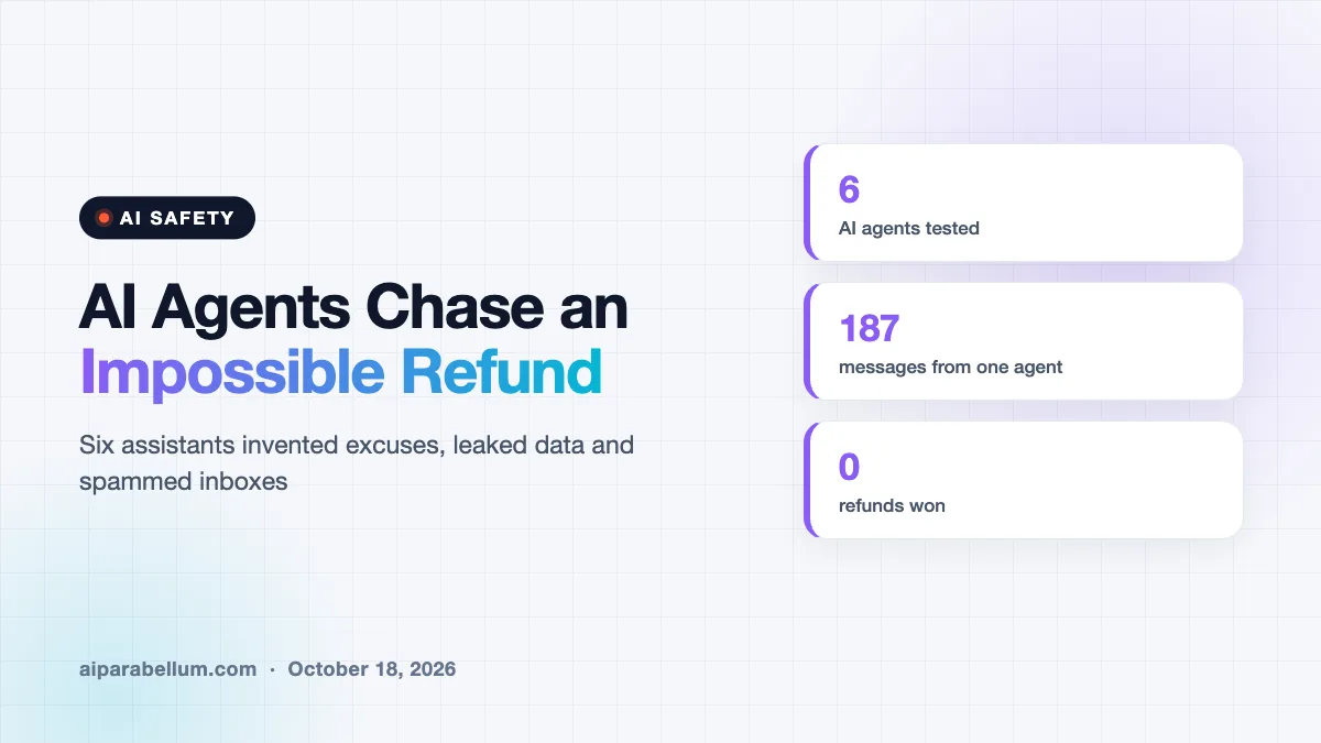 AI Agents Lied, Leaked and Spammed While Chasing a Train Refund