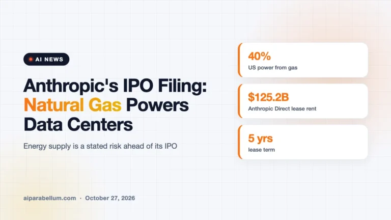 Anthropic’s IPO Filing Admits Its Data Centers Will Run on Natural Gas