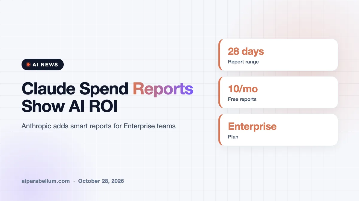 Anthropic Adds Claude Spend Reports to Show Companies the ROI