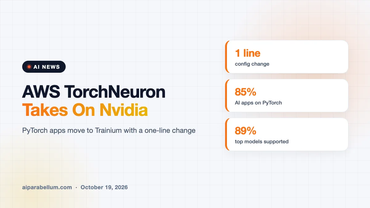 Amazon’s TorchNeuron Lets PyTorch Apps Jump to Trainium Chips