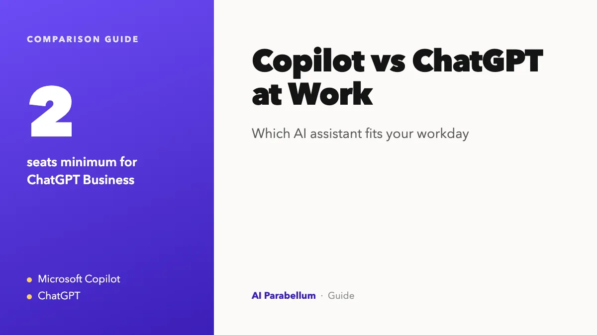 Microsoft Copilot vs ChatGPT: Which Should You Use at Work?
