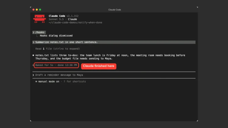 How to Get a Notification When Claude Code Finishes a Task