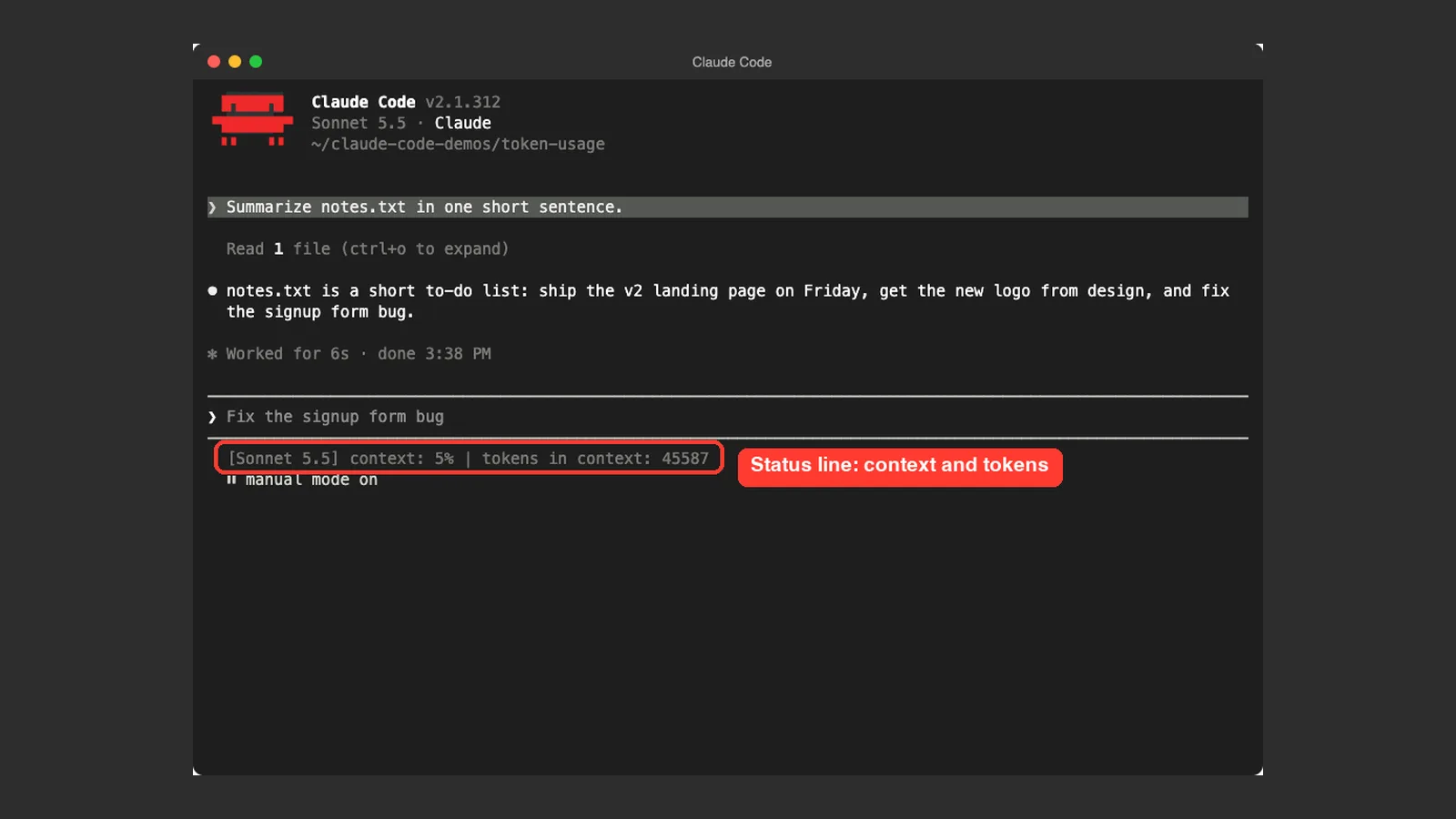 How to See Token Usage in Claude Code