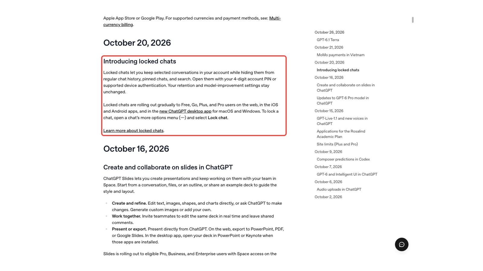 What’s New in ChatGPT This Week (October 19-25, 2026)