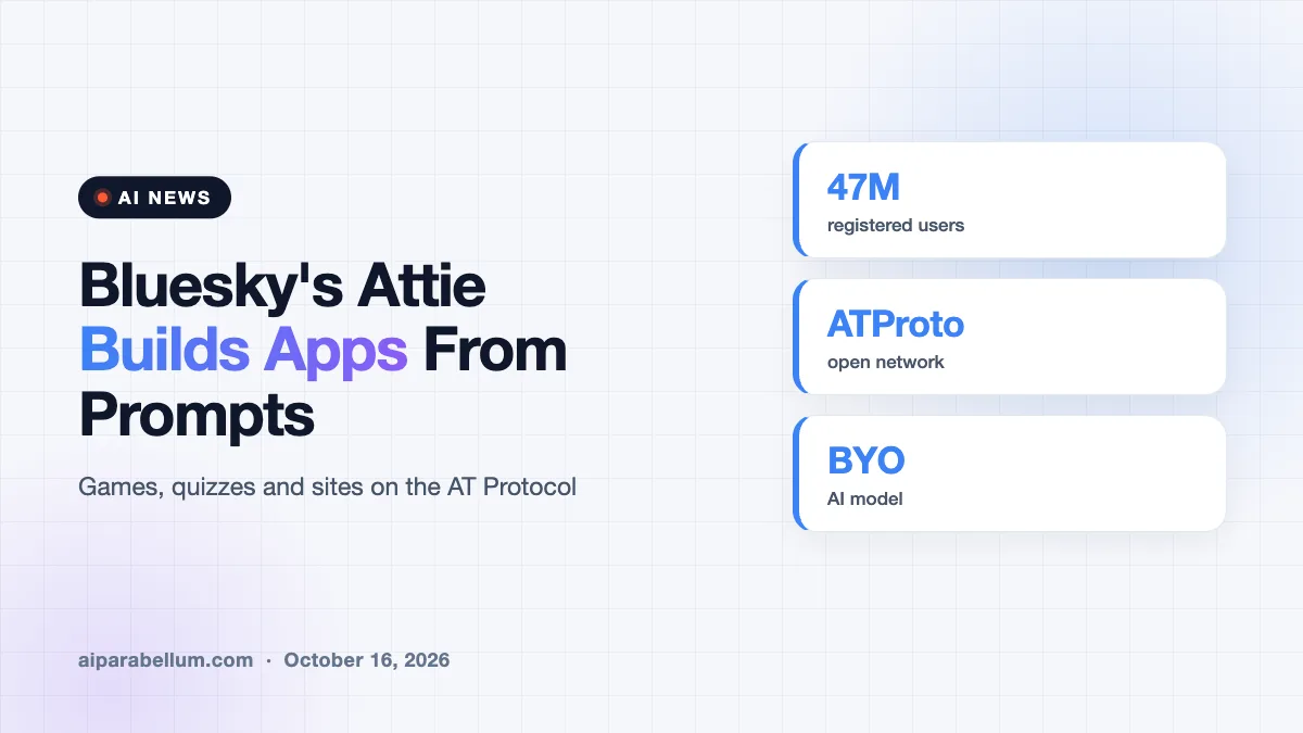 Bluesky’s Attie Now Lets Anyone Build Games and Apps With AI