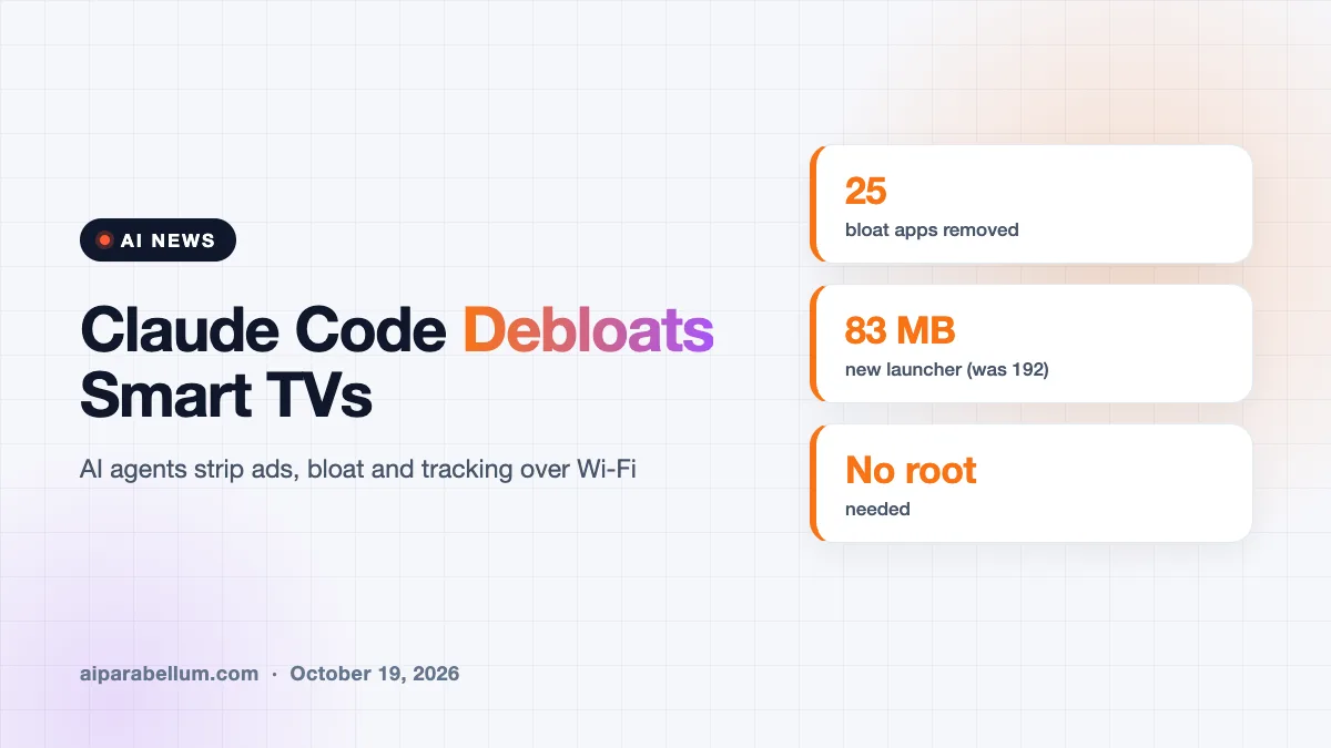 People Are Using Claude Code to Strip Ads From Their Smart TVs