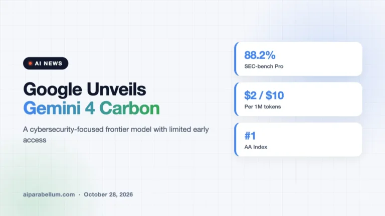 Gemini 4 Carbon Is Google’s New Cybersecurity-Focused Frontier Model