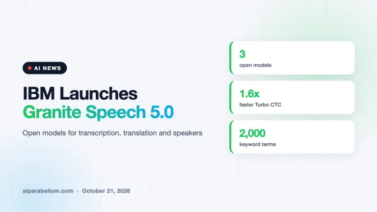 IBM Granite Speech 5.0 Brings Faster, Sharper Open Speech Models