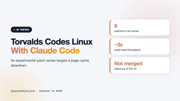 Linus Torvalds Turns to Claude Code for New Linux Kernel Patches