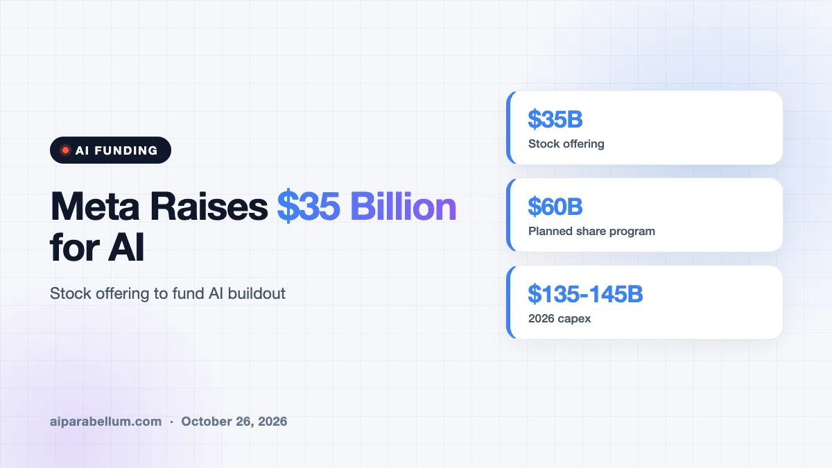 Meta Launches $35 Billion Stock Offering to Fund AI Buildout