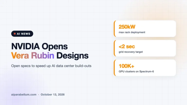 NVIDIA Opens Up Vera Rubin Designs to Speed the AI Data Center Build-Out