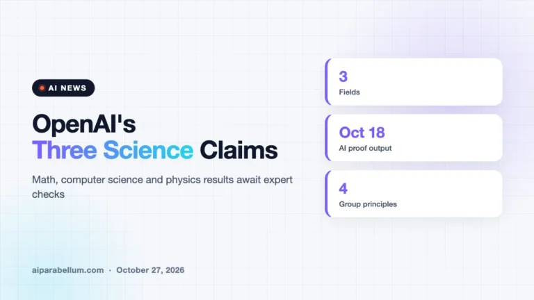 OpenAI Claims Three AI Science Discoveries and Asks Experts to Check Them